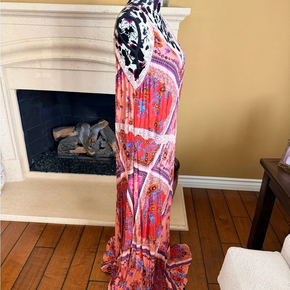 Free People Intimately Stevie Lace Trim Maxi Dress - Picture 4 of 10